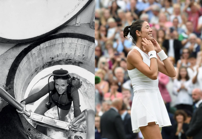 左:美國海洋生物學家席薇亞·厄爾(Sylvia Earle)自1982年起一直擔任勞力士代言人©KEYSTONEAP PhotoStrw;右:女子精英網球手加比涅·穆古如莎(Garbiñe Muguruza)自2016年起一直擔任勞力士代言人©RolexGianni Ciaccia 左:美國海洋生物學家席薇亞·厄爾(Sylvia Earle)自1982年起一直擔任勞力士代言人©KEYSTONEAP PhotoStrw;右:女子精英網球手加比涅·穆古如莎(Garbiñe Muguruza)自2016年起一直擔任勞力士代言人©RolexGianni Ciaccia