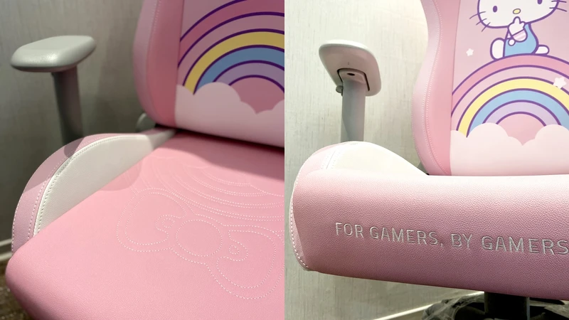Razer Iskur X – Hello Kitty and Friends Edition電競椅細節