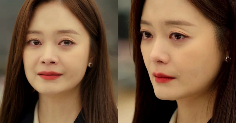 女王之家 全昭旻飾演的小三尹美羅 留下懊悔的眼淚