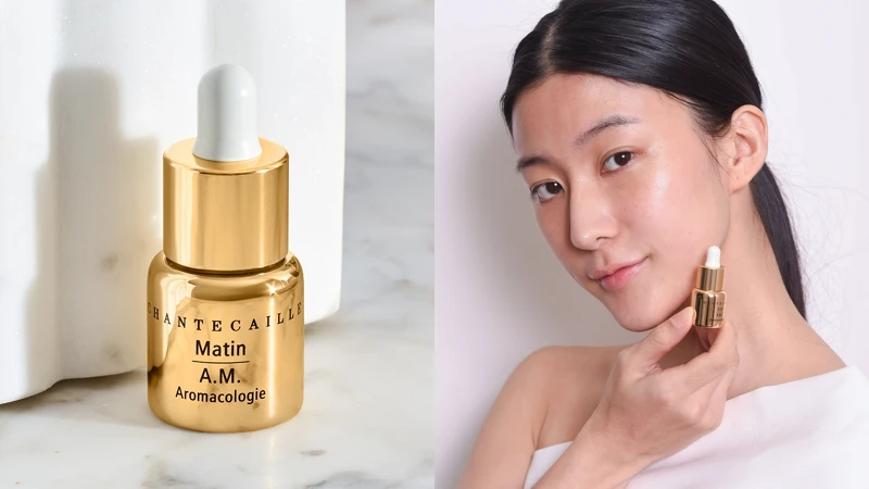 香緹卡極緻純金賦活日間安瓶使用情境。 香緹卡極緻純金賦活日間安瓶使用情境。