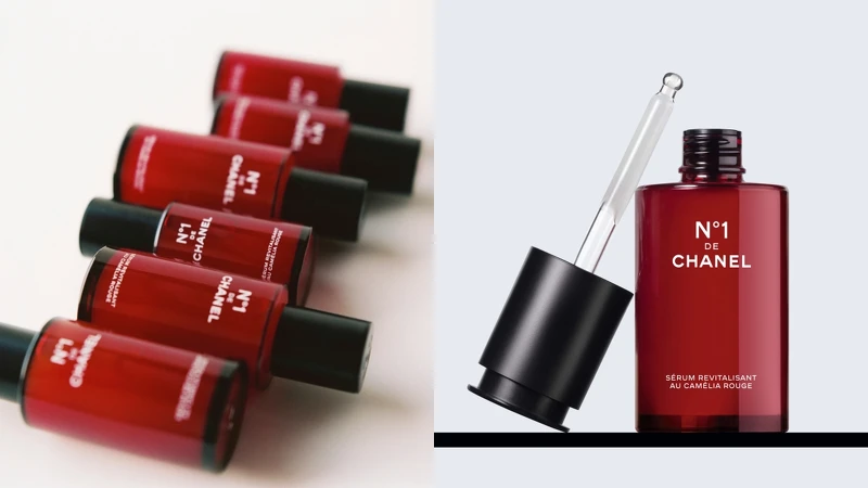 CHANEL香奈兒1號紅色山茶花活能精萃30ml,NT3,680、50ml,NT4,980 CHANEL香奈兒1號紅色山茶花活能精萃30ml,NT3,680、50ml,NT4,980