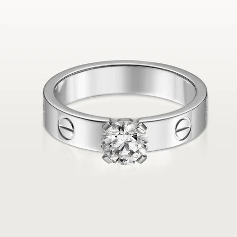 卡地亞經典鑽戒 卡地亞經典鑽戒