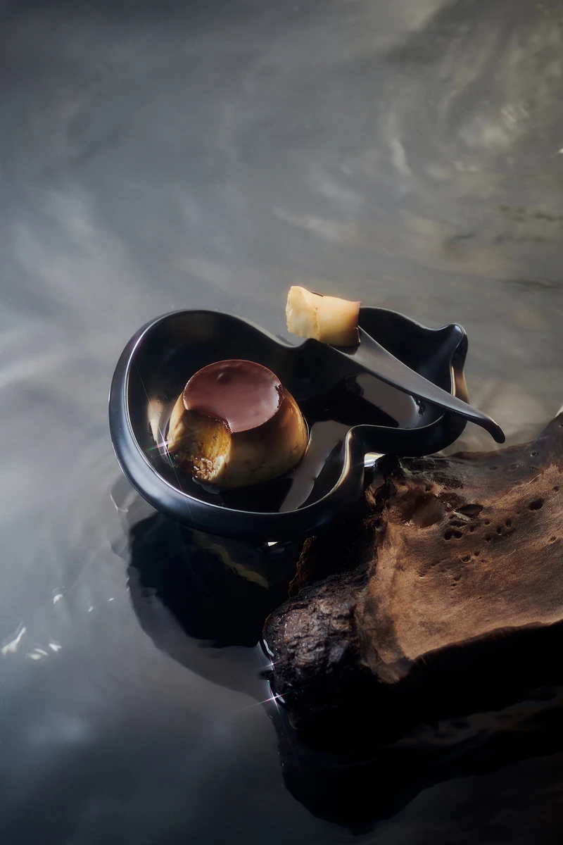 焦糖香大人味的香曲布丁。 焦糖香大人味的香曲布丁。