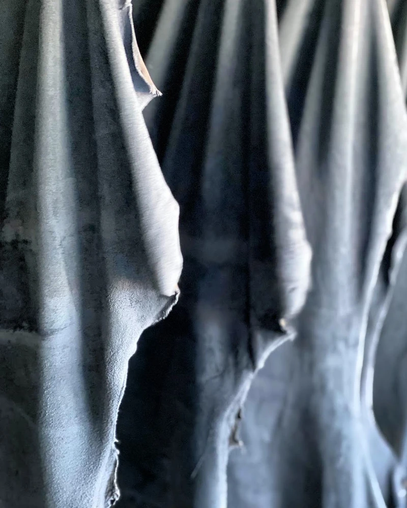 「Kobe Leather 神戶牛皮協會」積極開發神戶和牛的牛皮再利用。 「Kobe Leather 神戶牛皮協會」積極開發神戶和牛的牛皮再利用。