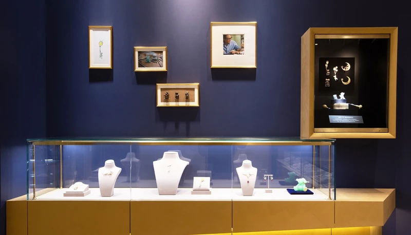 工藝牆店裝照／林曉同設計師珠寶提供