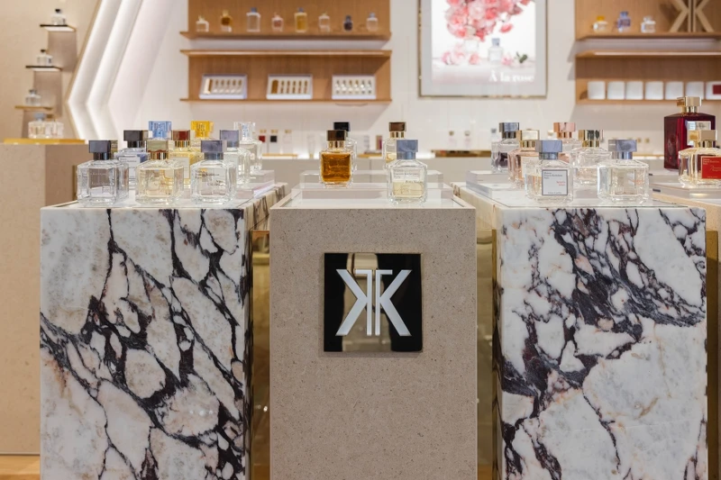 Maison Francis Kurkdjian(簡稱MFK)台中新光三越全球形象店店景。 Maison Francis Kurkdjian(簡稱MFK)台中新光三越全球形象店店景。