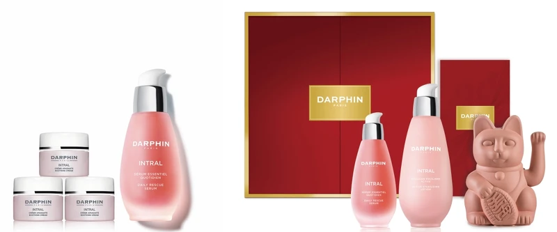 DARPHIN遠東竹北精品概念店開幕慶組合優惠(左)小粉紅買1送3組、(右)療癒美肌財虎禮盒。 DARPHIN遠東竹北精品概念店開幕慶組合優惠(左)小粉紅買1送3組、(右)療癒美肌財虎禮盒。