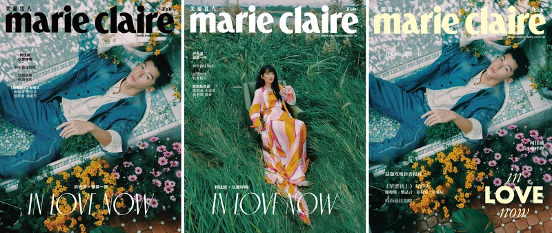 許光漢:鵝黃色襯衫、刷色牛仔夾克、刷色牛仔褲,all by Fendi。柯佳嬿:多彩圖騰層次感上衣、褲裙、腰帶,all by Fendi。 許光漢:鵝黃色襯衫、刷色牛仔夾克、刷色牛仔褲,all by Fendi。柯佳嬿:多彩圖騰層次感上衣、褲裙、腰帶,all by Fendi。