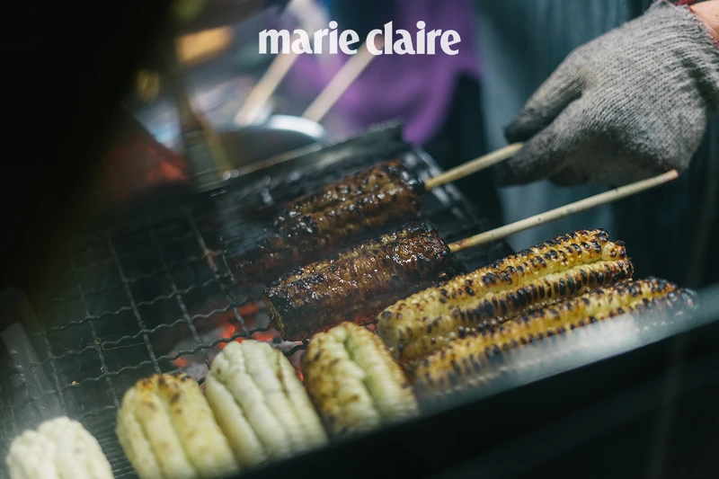 美琪烤玉米是選用古早味白玉米。