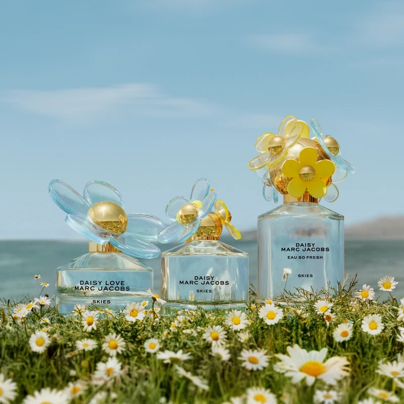 Marc Jacobs小雛菊香氛天空之鏡限量版形象圖。