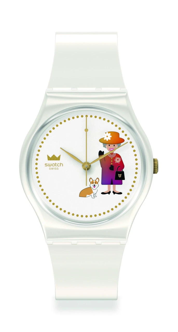 Swatch女王駕到紀念腕錶34mm，NT3,150