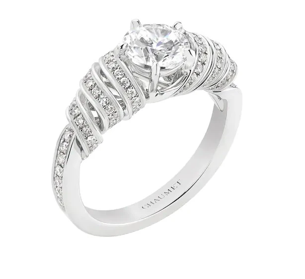 Chaumet 尚美 2022年全新款鑽戒：Torsade de Chaumet高訂珠寶鑽戒