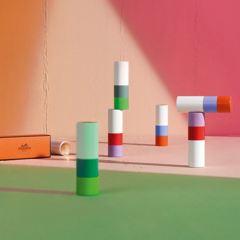 Hermes愛馬仕Rouge Hermès唇妝系列2022春夏限量版形象圖。 Hermes愛馬仕Rouge Hermès唇妝系列2022春夏限量版形象圖。