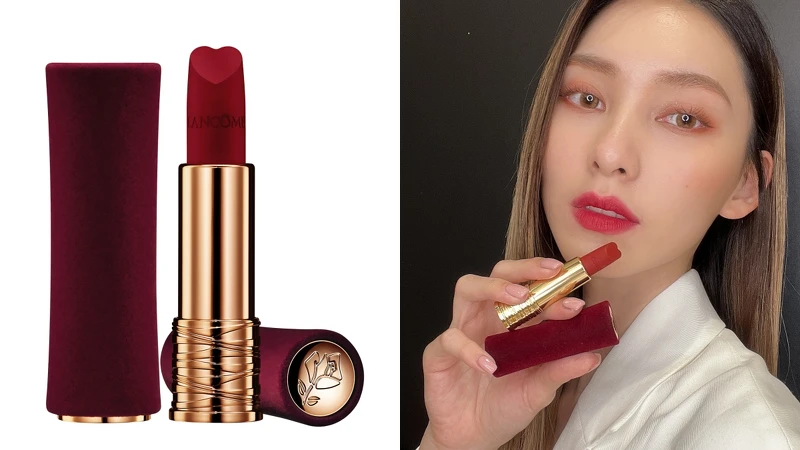 蘭蔻絕對完美唇膏2022情人節絲絨限定版(#912),NT1,250 蘭蔻絕對完美唇膏2022情人節絲絨限定版(#912),NT1,250