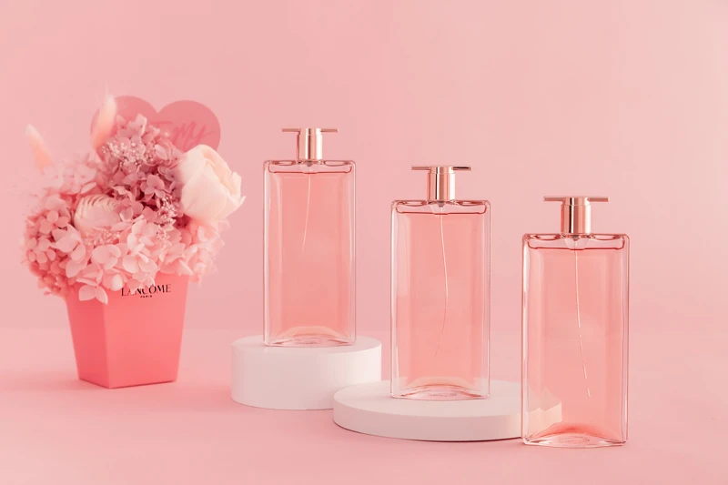 蘭蔻2022情人節唯我香水擴香玫瑰香氛禮情境圖。 蘭蔻2022情人節唯我香水擴香玫瑰香氛禮情境圖。