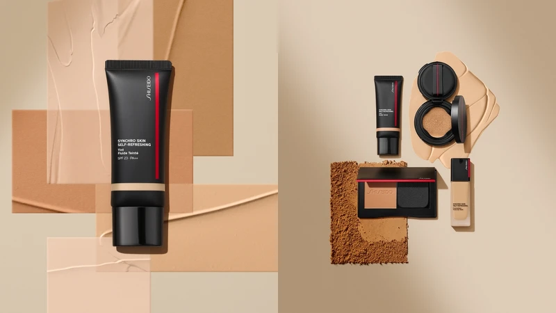 SHISEIDO資生堂國際櫃超進化底妝家族,首推輕透持妝「底妝水行俠」超進化持久保濕精華水粉底、「定妝神器」超進化持久粉餅。 SHISEIDO資生堂國際櫃超進化底妝家族,首推輕透持妝「底妝水行俠」超進化持久保濕精華水粉底、「定妝神器」超進化持久粉餅。