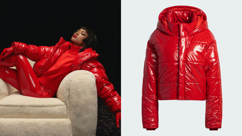 紅色漆皮羽絨衣,NT$8,800 紅色漆皮羽絨衣,NT$8,800