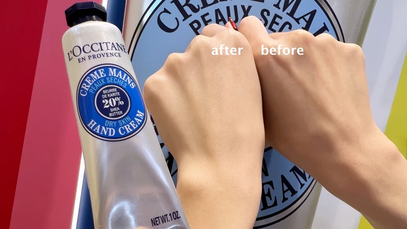L’OCCITANE歐舒丹乳油木護手霜質地親膚好吸收。 L’OCCITANE歐舒丹乳油木護手霜質地親膚好吸收。