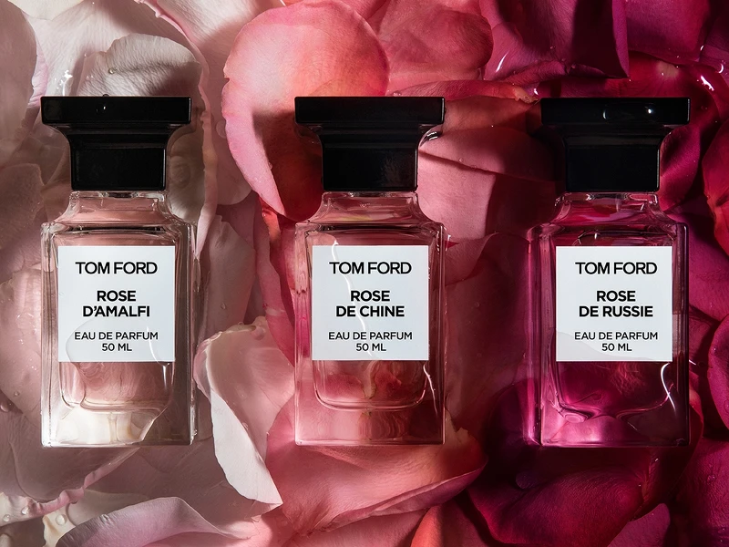 TOM FORD全新私人調香系列玫瑰秘境主視覺。