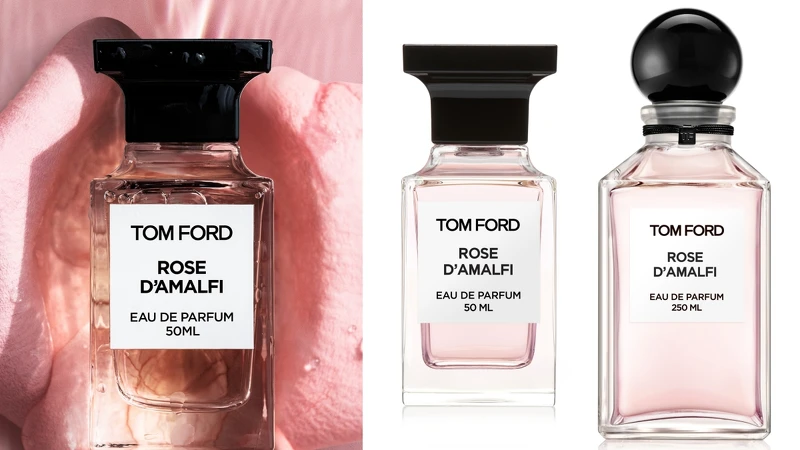 TOM FORD私人調香系列玫瑰秘境-ROSE D’AMALFI阿瑪菲玫瑰50ml，NT8,500250ml，NT1,9000