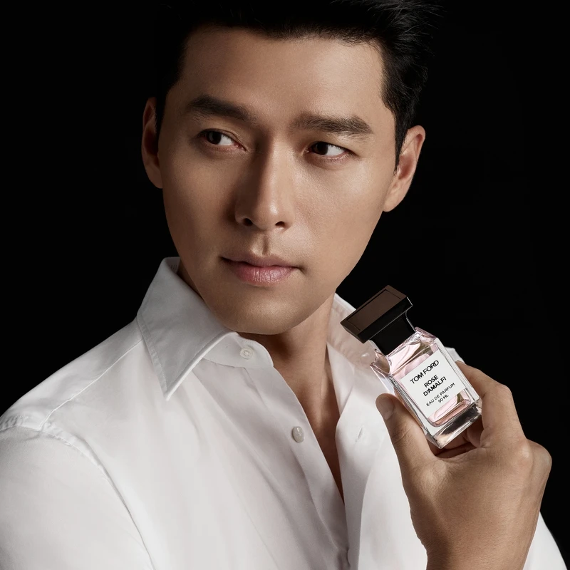 TOM FORD亞太區品牌香氛形象大使玄彬與私人調香系列ROSE D’AMALFI阿瑪菲玫瑰。