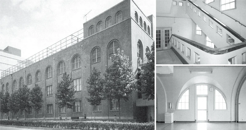 「新風館」建築物前身為京都舊中央電話局。 「新風館」建築物前身為京都舊中央電話局。