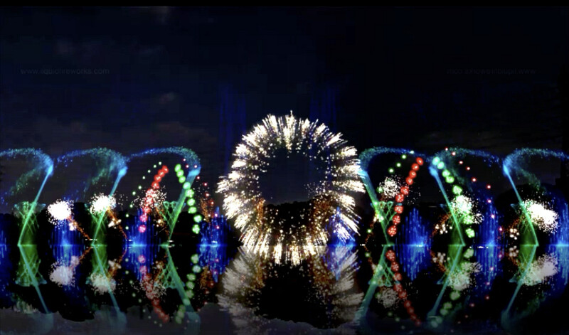 「水火共舞聲光劇場」