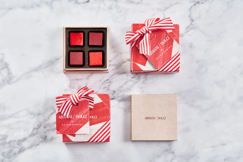 GIORGIO ARMANI亞曼尼精選情人節獻禮ARMANI DOLCI巧克力。 GIORGIO ARMANI亞曼尼精選情人節獻禮ARMANI DOLCI巧克力。