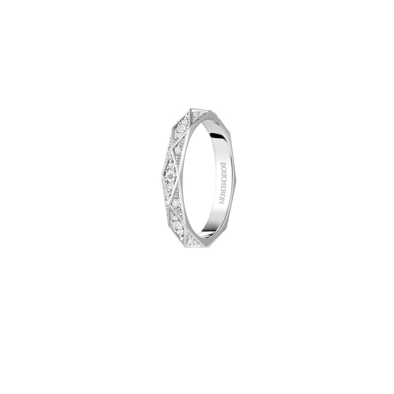 Boucheron寶詩龍 Facette系列戒指 鉑金950鑲嵌鑽石 價格店洽