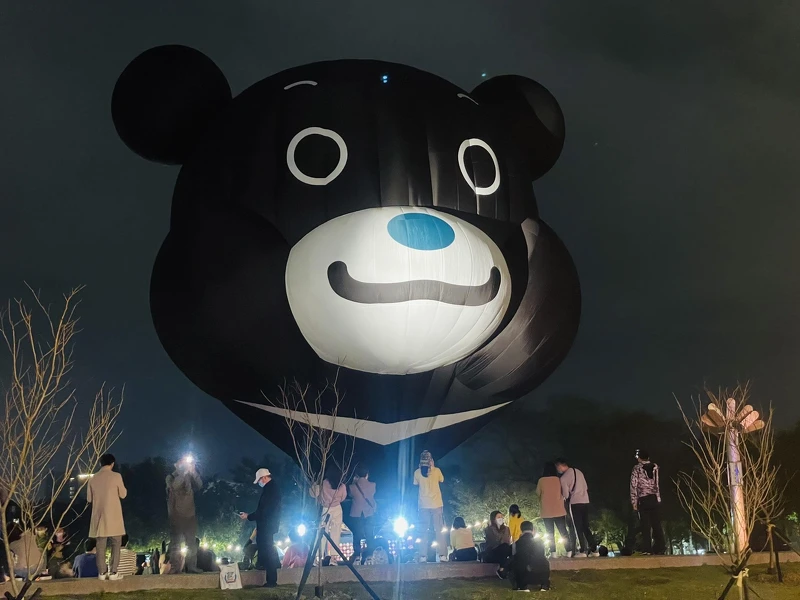 臺北市吉祥物-熊讚Bravo設計3D造型熱氣球
