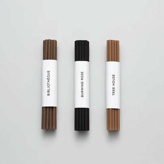 Byredo線香組當中,一次能獲得三種經典居家香氣的線香。 Byredo線香組當中,一次能獲得三種經典居家香氣的線香。