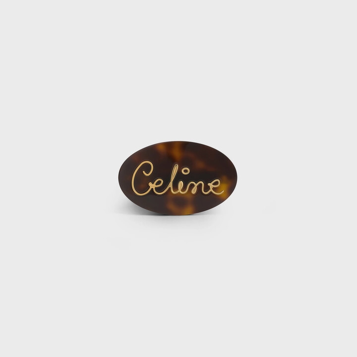 CELINE Cursive logo髮夾,NT$15,500 CELINE Cursive logo髮夾,NT$15,500