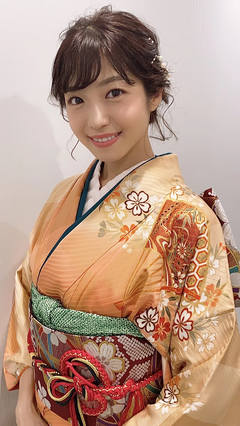 中村靜香 穿著和服 出席活動 翻攝自中村靜香Twitter@SizukaNakamura