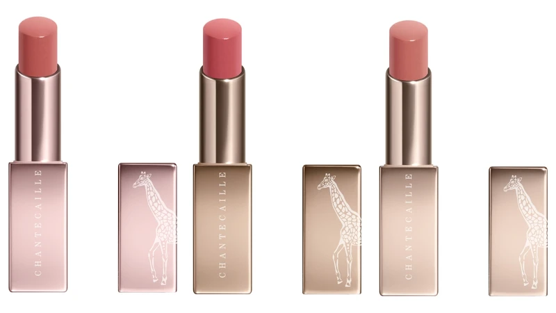 香緹卡2022溫柔巨獸長頸鹿系列花妍香頌唇膏(左起)#Freesia、#Willow、#Jasmine。 香緹卡2022溫柔巨獸長頸鹿系列花妍香頌唇膏(左起)#Freesia、#Willow、#Jasmine。