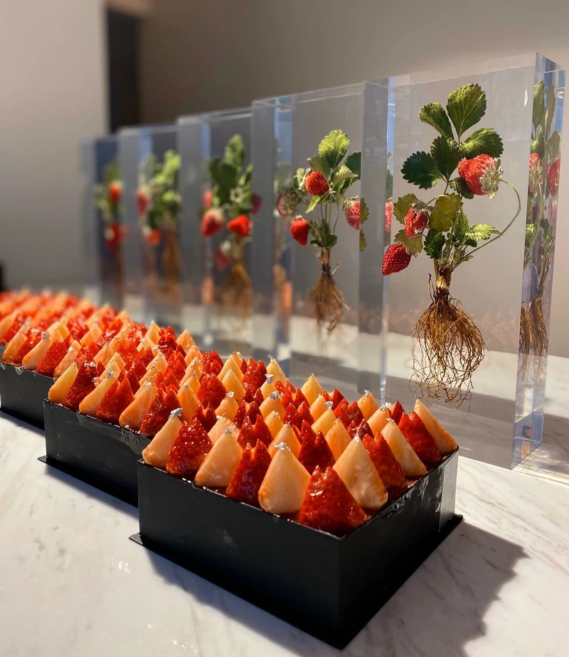 leurs d'été 蛋糕。