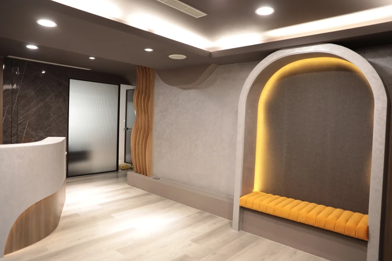 悠美Revive Spa概念店接待區。