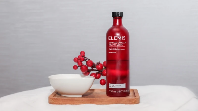 Revive Spa暖薑。甦活課程使用Elemis山茶花身體潤膚油。