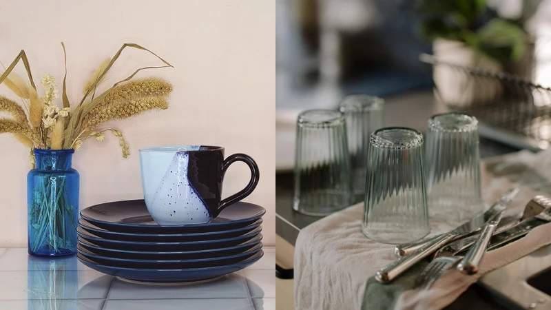 洗完碗後,碗盤確認完全乾燥再收納。 洗完碗後,碗盤確認完全乾燥再收納。