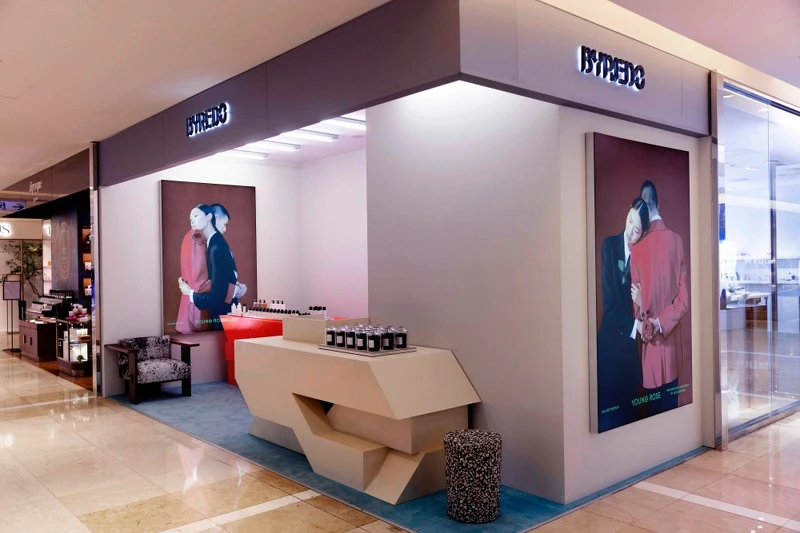 BYREDO台中快閃店店景。 BYREDO台中快閃店店景。