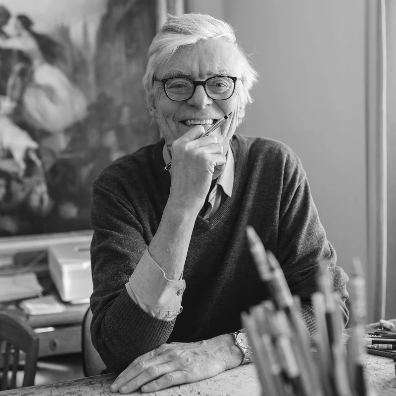 比利時插畫家馮索瓦.史奇頓(François Schuiten)。 比利時插畫家馮索瓦.史奇頓(François Schuiten)。