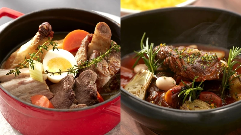 「什錦燉肉蔬菜集」、「精燉澳洲羔羊膝」 「什錦燉肉蔬菜集」、「精燉澳洲羔羊膝」