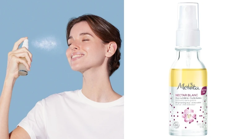 Melvita蜜葳特百合花姸亮白雙效露(紫光限定版)50ml，NT1,580