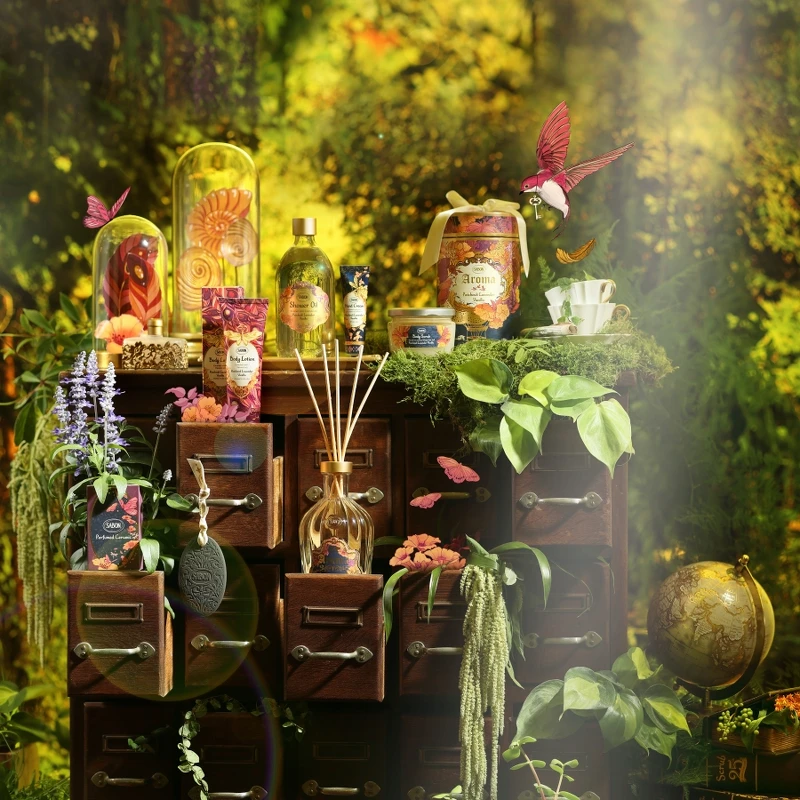 SABON 25週年經典限量系列主形象圖。 SABON 25週年經典限量系列主形象圖。