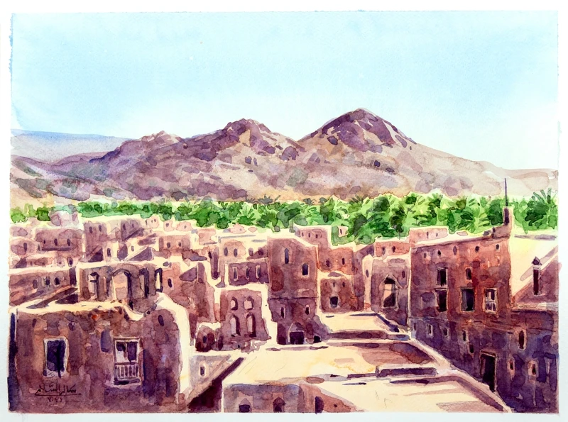 AMOUAGE漢拉藏紅花ATTAR精油SAFFRON HAMRA風景圖。 AMOUAGE漢拉藏紅花ATTAR精油SAFFRON HAMRA風景圖。