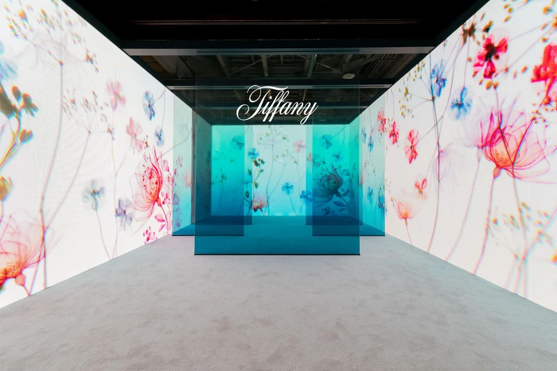 Tiffany 2022自然綺想高級珠寶展 空景照