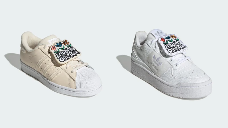 Superstar (女生鞋款) NTD3,690、Forum (女生鞋款) NTD3,890