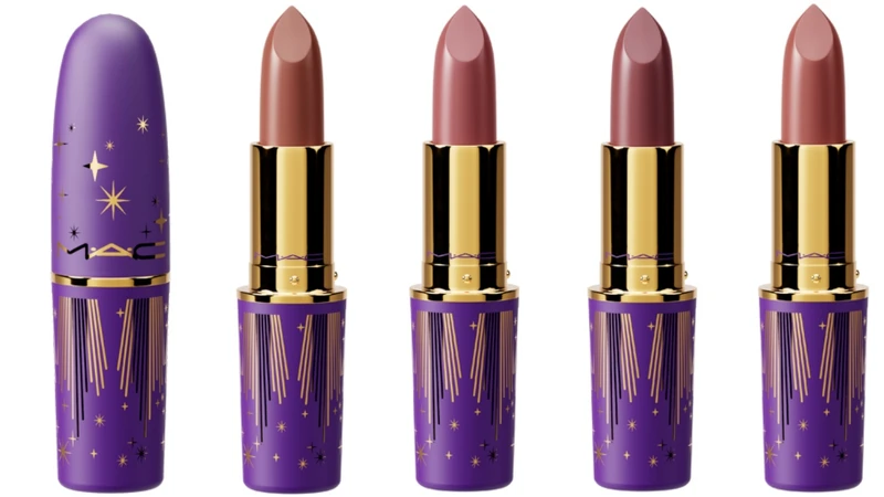 M.A.C月夜星辰系列時尚專業唇膏(左起#SKIES ABOVE、#ACROSS THE SKY、#MOON AND BACK、#HEY MOON),NT880。 M.A.C月夜星辰系列時尚專業唇膏(左起#SKIES ABOVE、#ACROSS THE SKY、#MOON AND BACK、#HEY MOON),NT880。