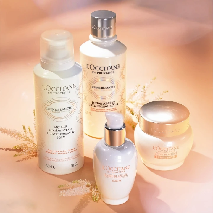 L’OCCITANE歐舒丹白皇后系列2022主視覺。