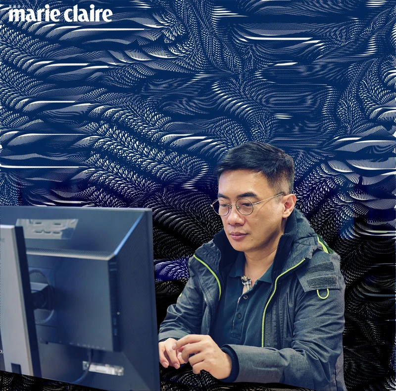 ▲林經堯勇於嘗試各種風格,NFT藝術作品相當受到喜愛。(攝影/蔡孝如 ;背景圖片提供/林經堯) ▲林經堯勇於嘗試各種風格,NFT藝術作品相當受到喜愛。(攝影/蔡孝如 ;背景圖片提供/林經堯)