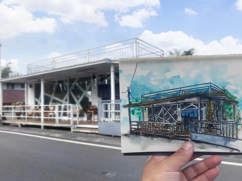 位於光復鄉馬太鞍部落的山角工作室。 位於光復鄉馬太鞍部落的山角工作室。